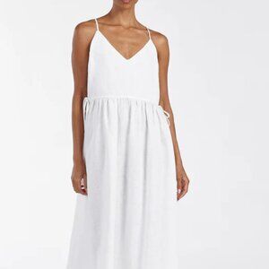 NEW • DISSH Maura White Linen Dress